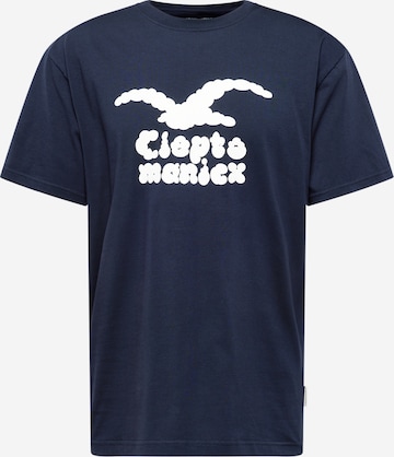 Maglietta 'Clouds' di Cleptomanicx in blu: frontale