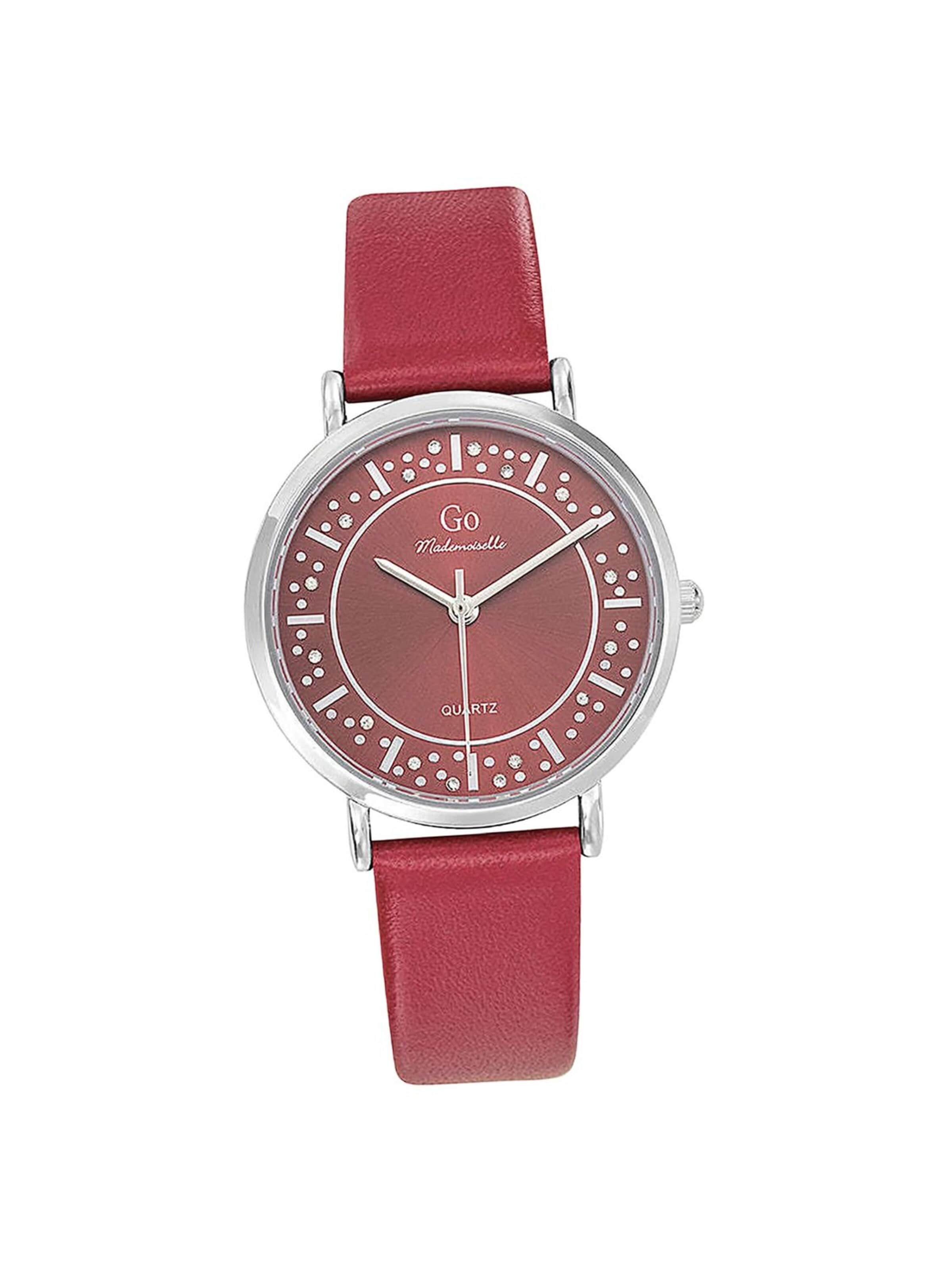 Orologio analogico di GO GirlOnly in argento: frontale
