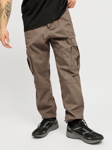 JACK & JONES Tapered Cargo nadrágok 'JPSTKANE JONNIE' - barna