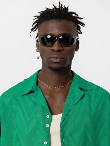 VAMOS CLO Comfort fit Button Up Shirt 'Birmingham' in Green