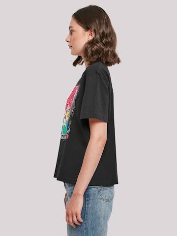 F4NT4STIC Shirt 'Prinzessin Arielle die Meerjungfrau' in Schwarz