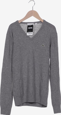 LACOSTE Sweater & Cardigan in S in Grey: front