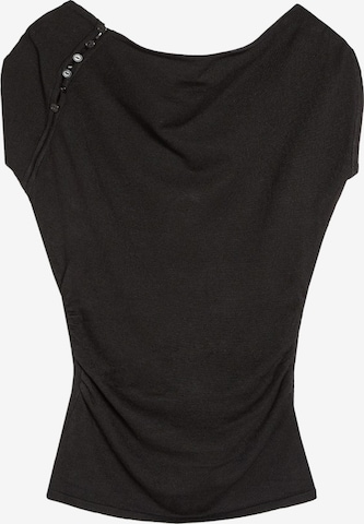 Bershka Trui in Zwart: voorkant