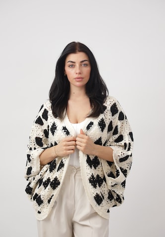 Cardigan oversize Elara en noir