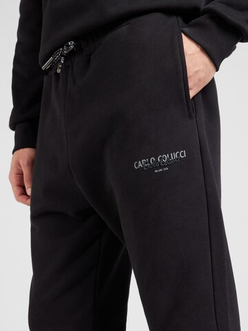 Carlo Colucci Tapered Trousers 'De Salvo' in Black