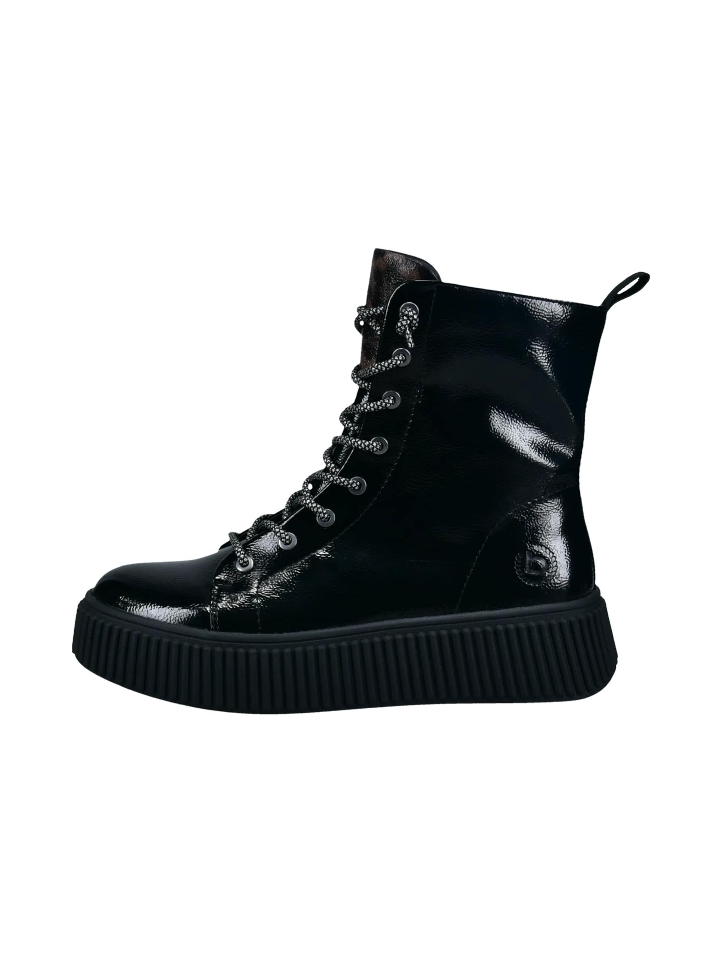 Bottines à lacets bugatti en noir