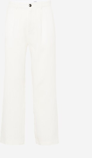 Pantaloni WEEKDAY pe alb, Vizualizare produs