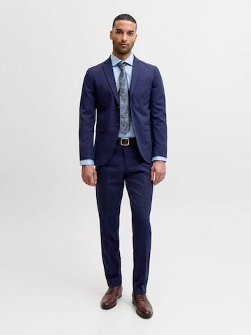 JACK & JONES Slimfit Suorat housut 'JJFranco' värissä sininen: etupuoli