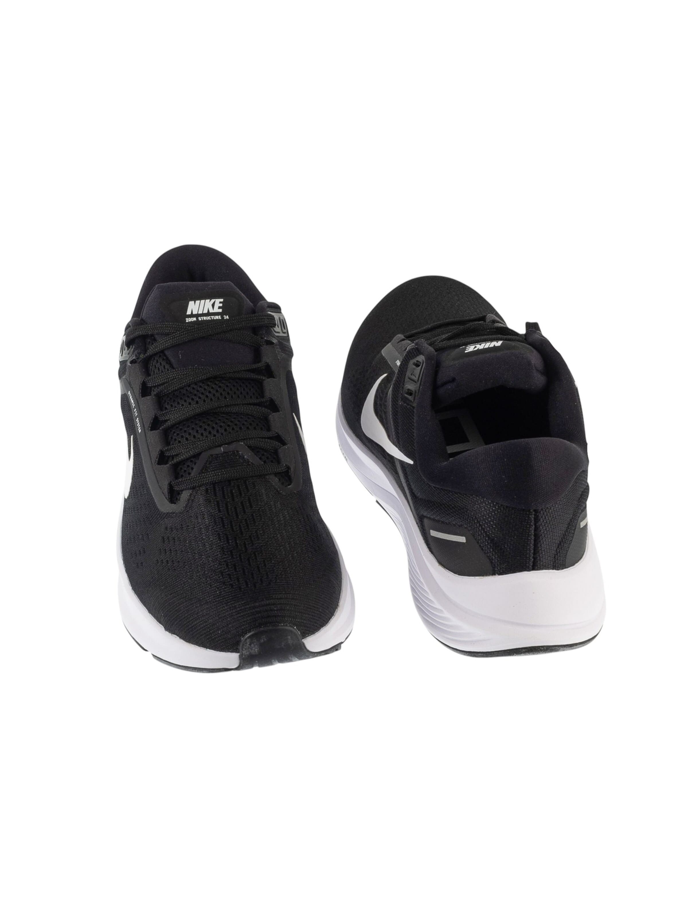 NIKE Loopschoen 'Nike Air Zoom Structure 24' in Zwart