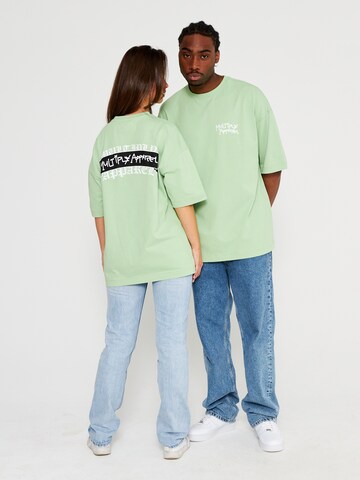 Multiply Apparel Majica 'Banderole' | zelena barva