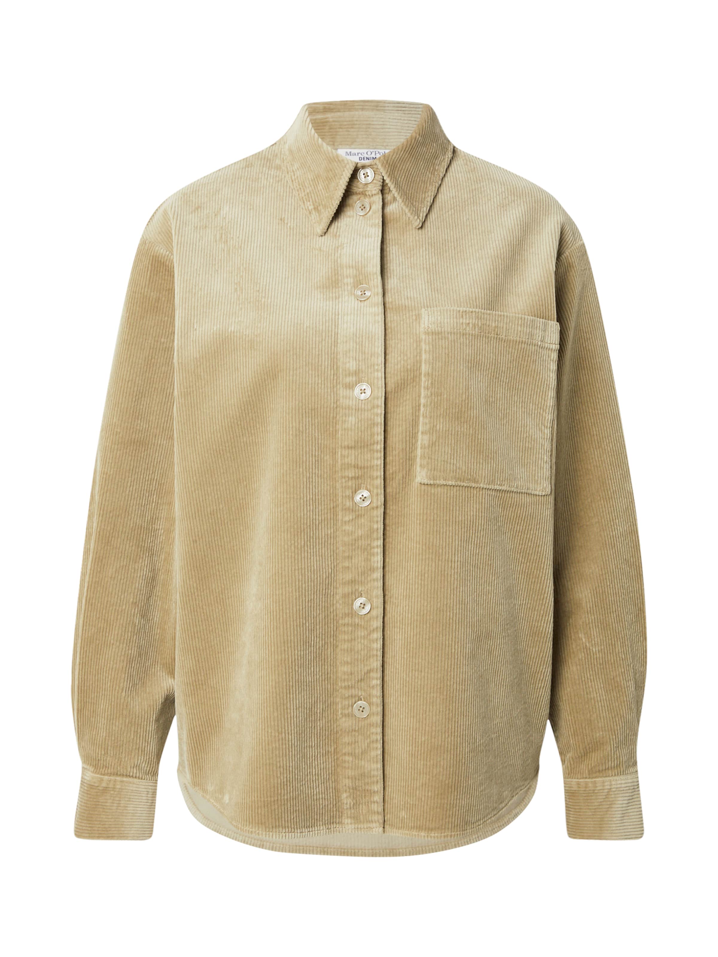 Marc O'Polo DENIM Pluus, värv roheline: eest vaates