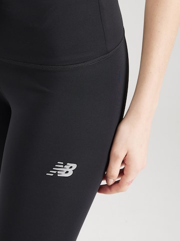 new balance - Skinny Calças de desporto '5K' em preto