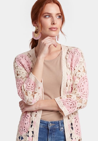 Manteau en tricot 'Resortwear' usha FESTIVAL en rose