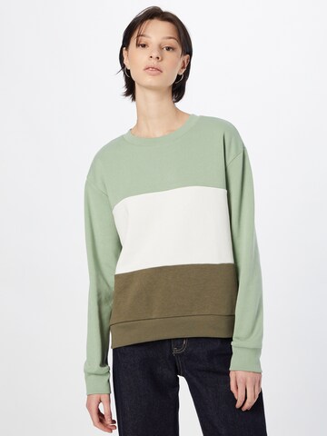 JDY Sweatshirt in Green: front