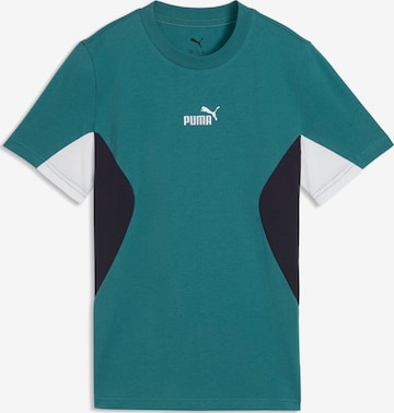 PUMA T-Shirt 'Ess Block' in Grün: Vorderseite