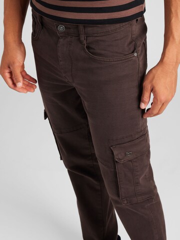 BLEND tavaline Klapptaskutega teksapüksid, värv pruun