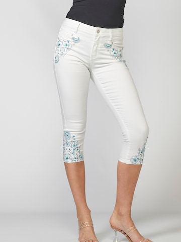KOROSHI Slimfit Jeans i hvid