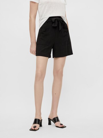 OBJECT Loose fit Trousers 'Hady' in Black: front