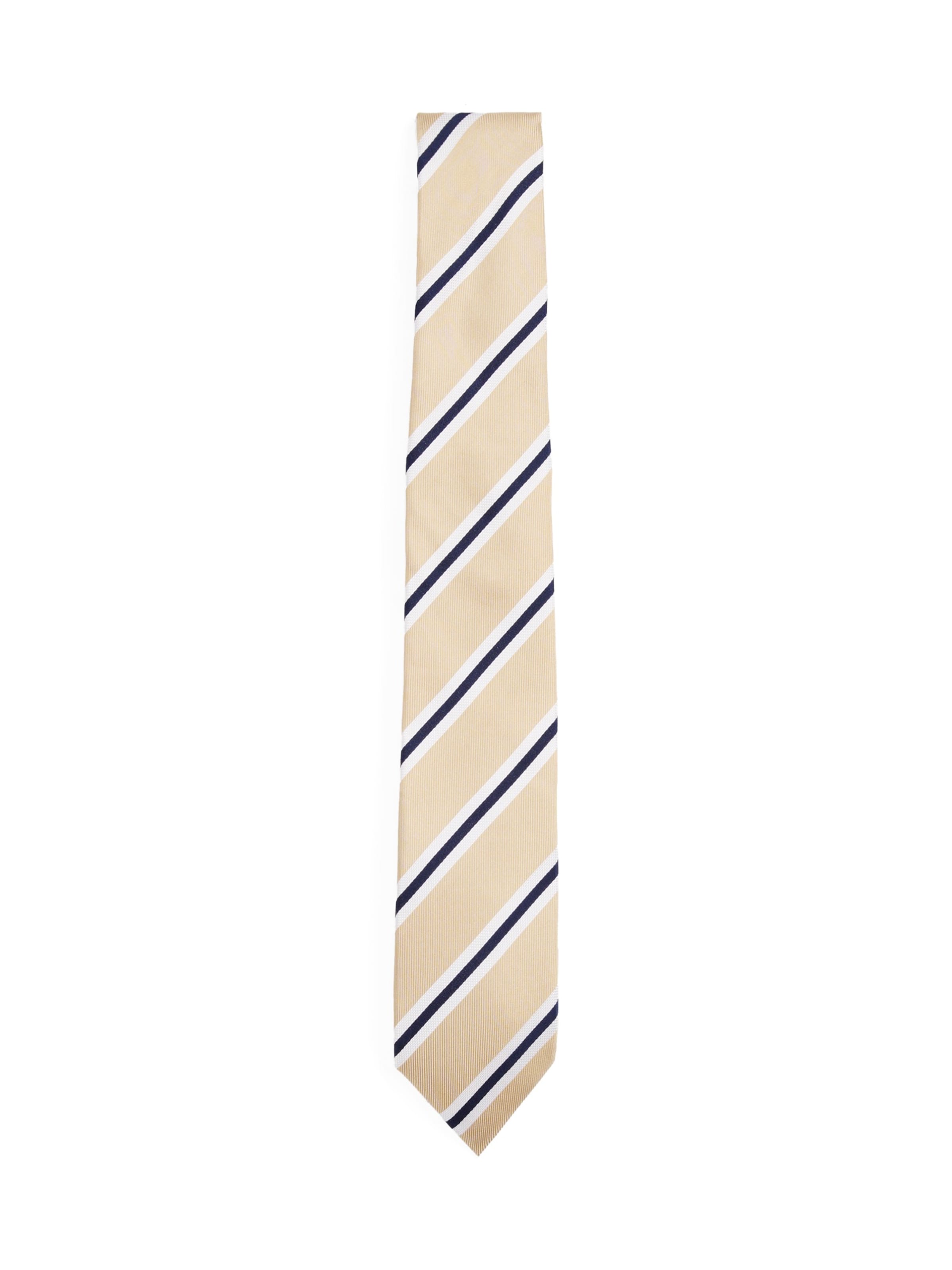 TOMMY HILFIGER Tie in Beige / Navy / White, Item view