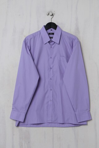 disley Button Up Shirt in L in Purple: front