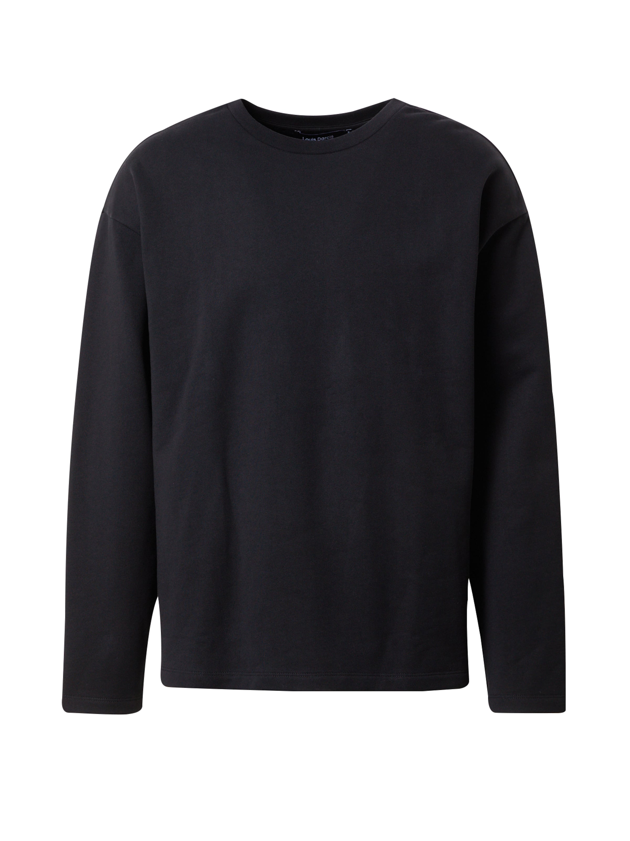 ABOUT YOU x Louis Darcis Sweatshirt in Black: front