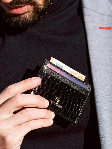 GT Collection Etui 'CROC ELITE' in Schwarz