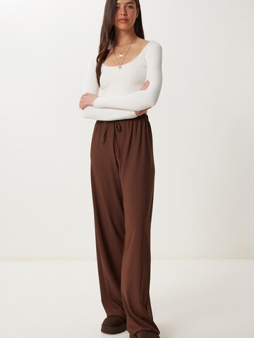 Happiness İstanbul Широкий Штаны в Коричневый