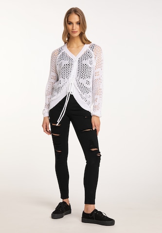 Pull-over 'Rovic' myMo ROCKS en blanc