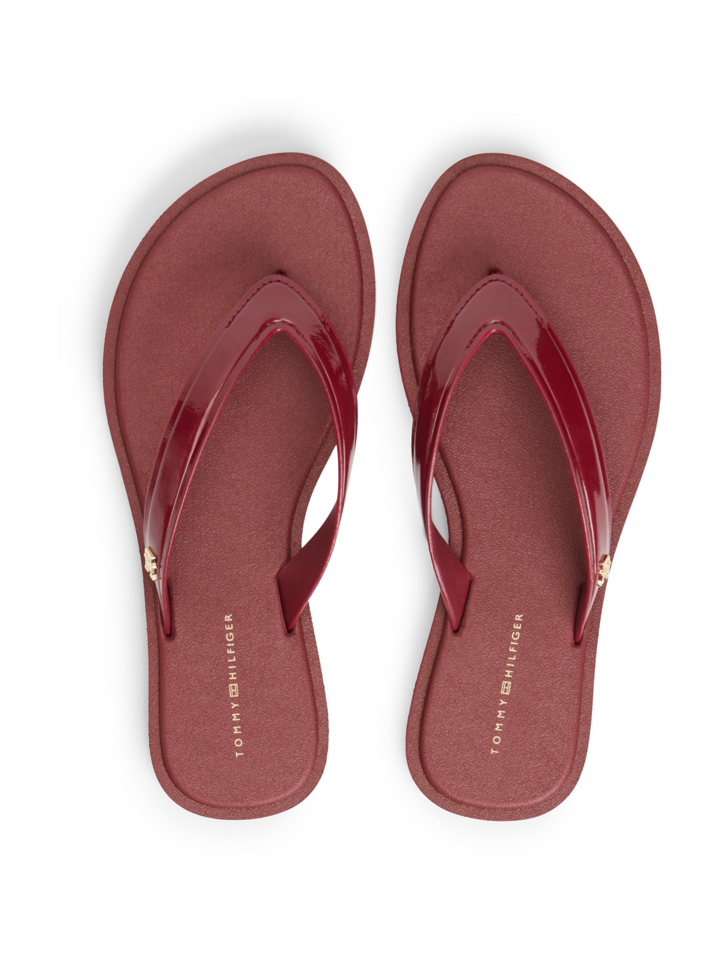 TOMMY HILFIGER Босоножки через палец 'SCANDI' в Красный