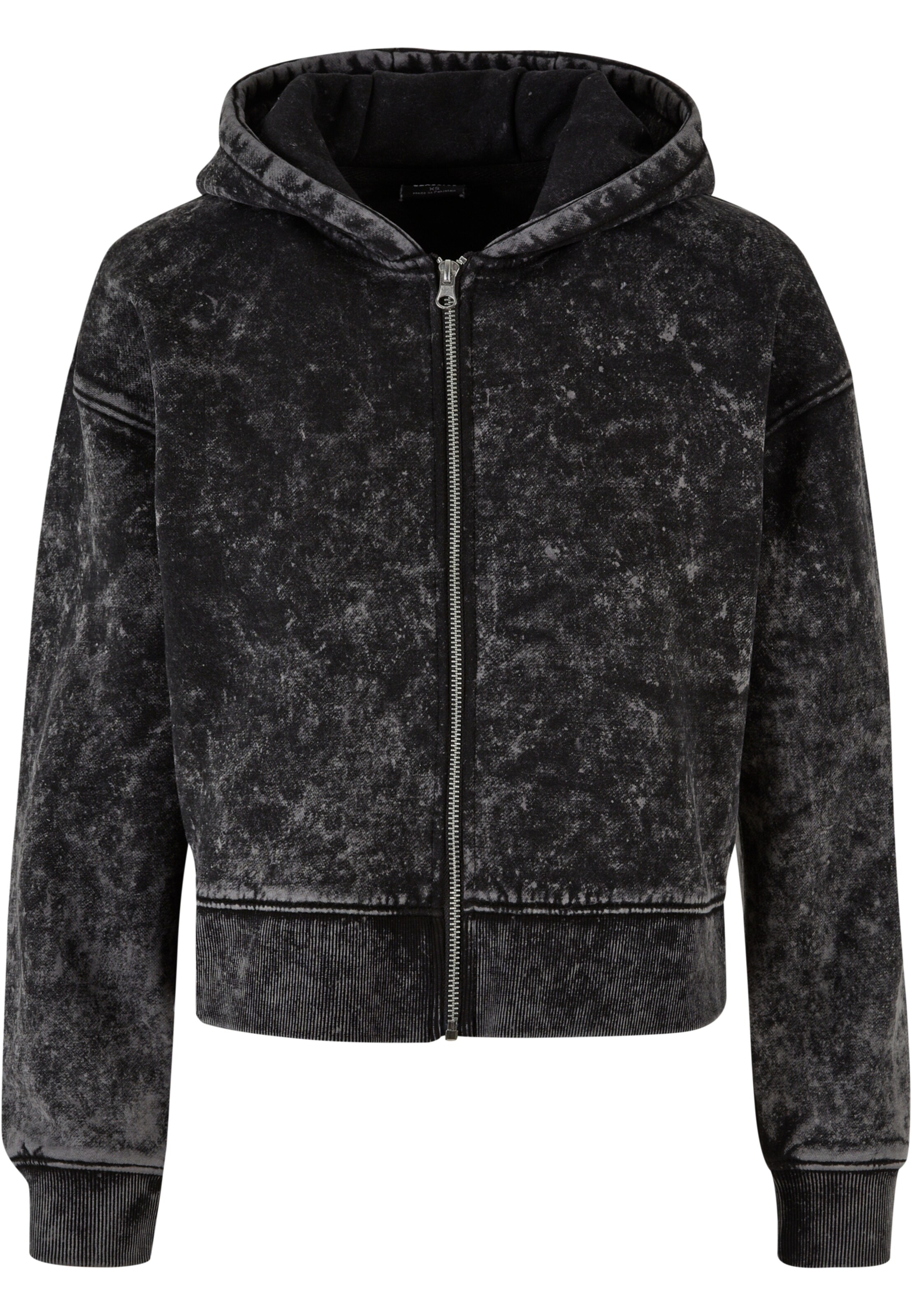 Urban Classics Кофта на молнии в Черный: спереди