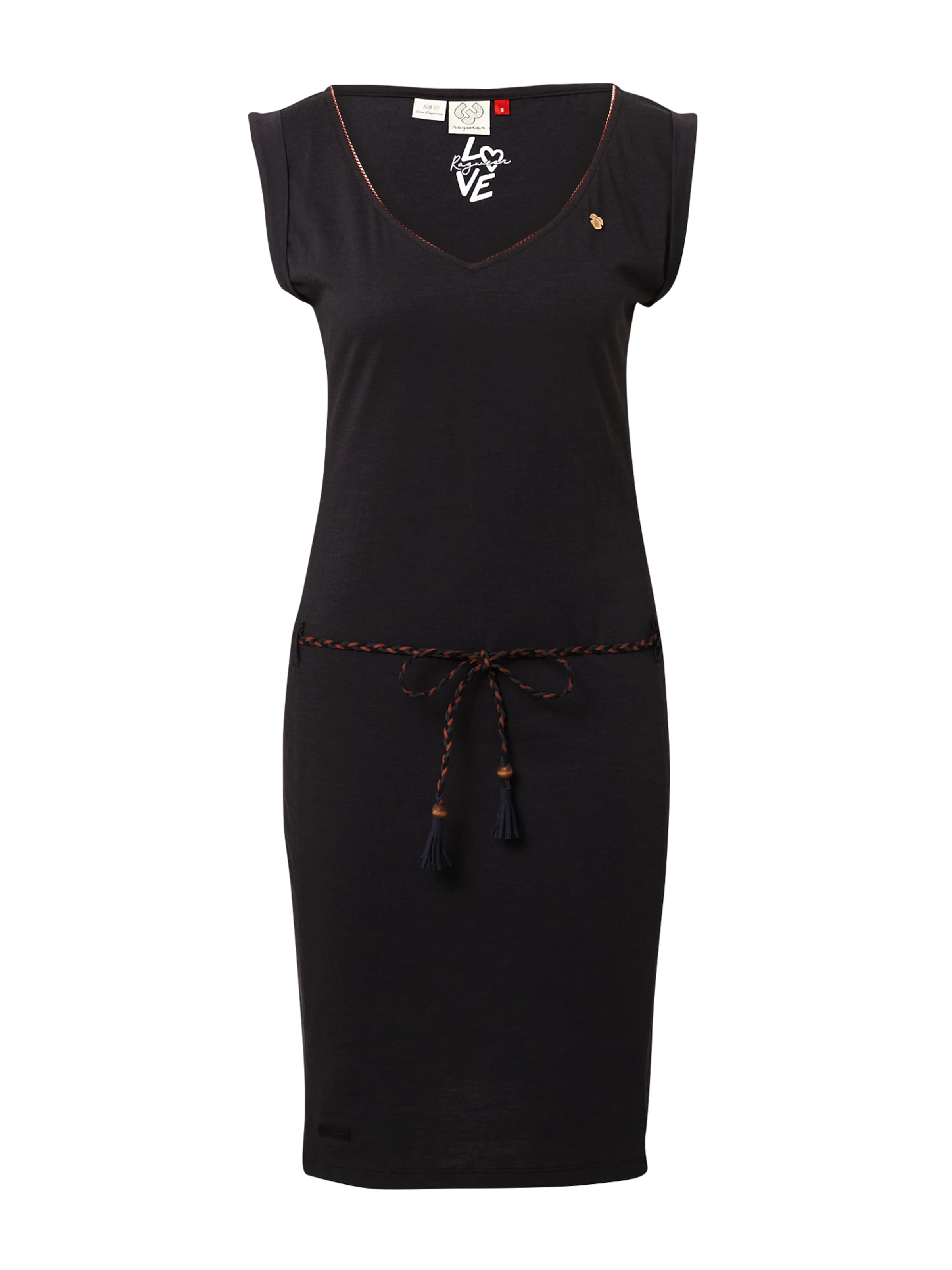 Rochie 'SLAVKA' de la Ragwear pe negru: față