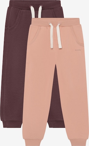 MINYMO Sweathose ' MIGirls - Sweat pant (2-pack) in Pink: Vorderseite