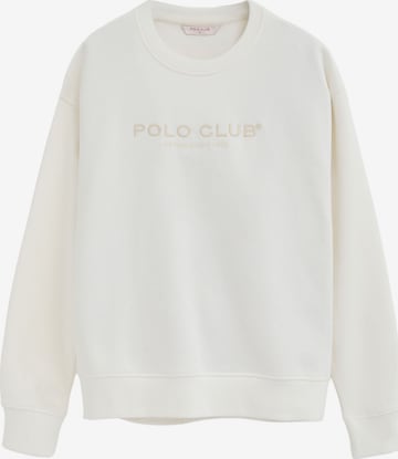 Polo Club Sweatshirt in Beige: front
