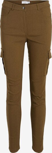 VILA Pantalon cargo en olive, Vue avec produit