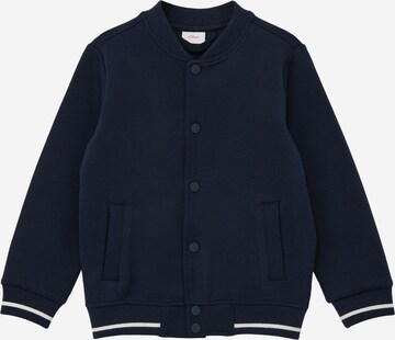 s.Oliver Sweat jacket in Blue: front