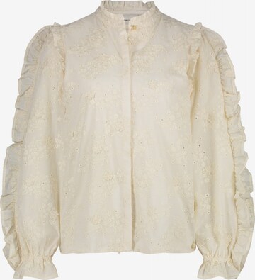 Fabienne Chapot Blouse 'Fien' in Beige: voorkant