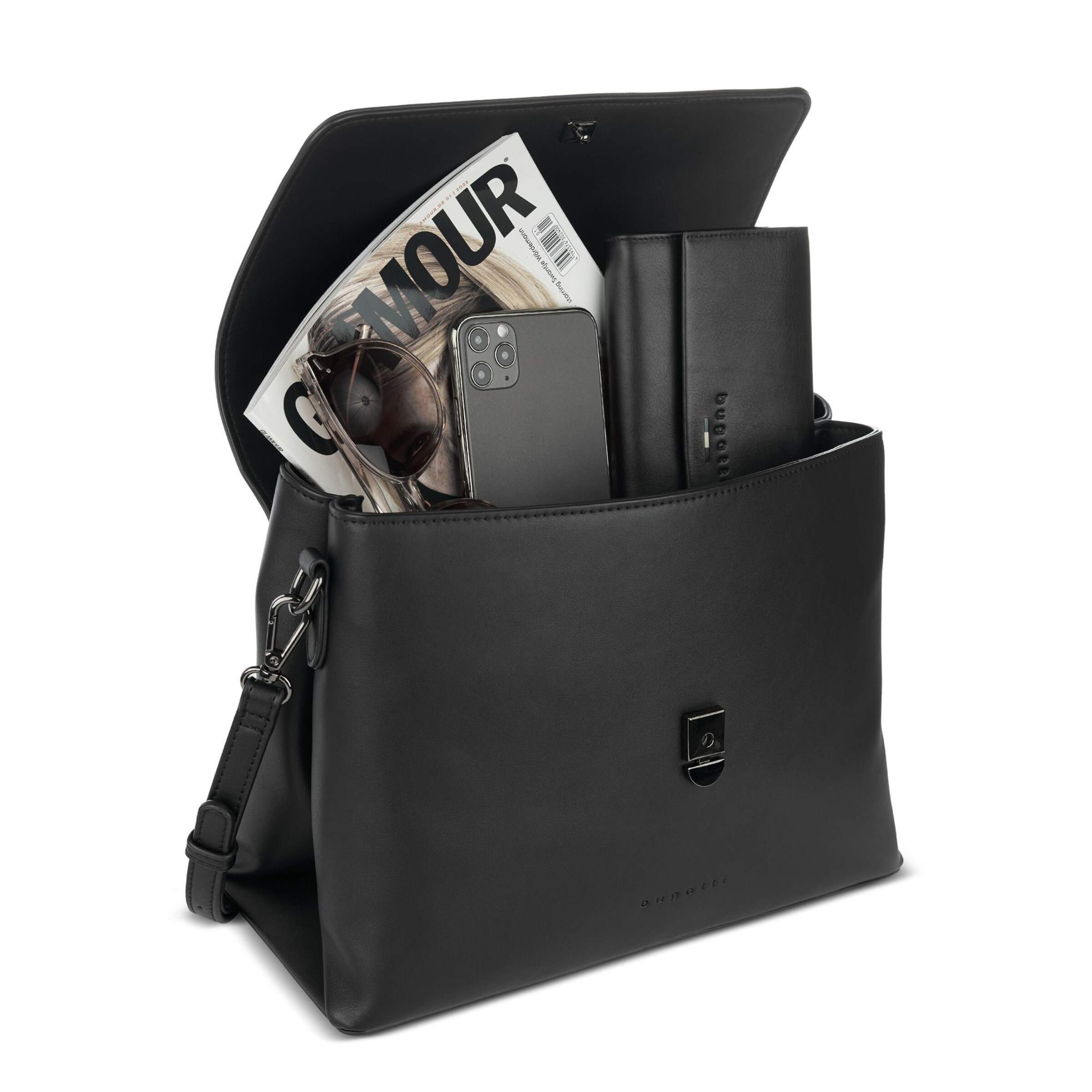 Borsa a mano 'Ilva' di bugatti in nero