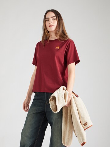 T-shirt 'Skate Heart' Iriedaily en rouge : devant