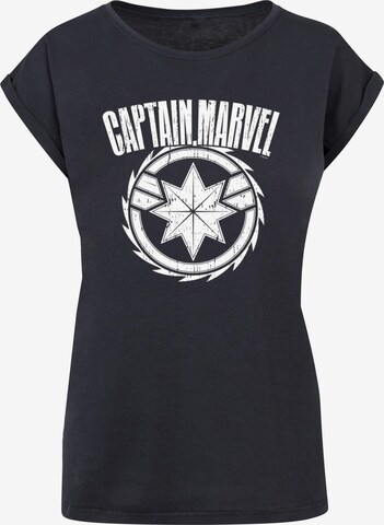 T-shirt 'Captain Marvel - Blade' ABSOLUTE CULT en bleu : devant