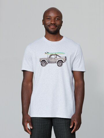 Maglietta 'Surf Pickup' di Watapparel in grigio: frontale