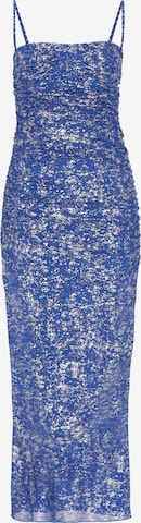 Robe de soirée faina en bleu : devant