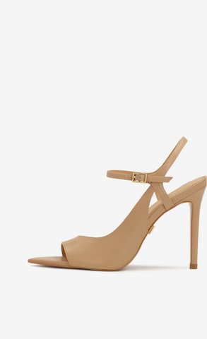 Kazar Remmisandaalit värissä beige: etupuoli