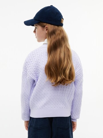 TOMMY HILFIGER Strickjacke in Lila