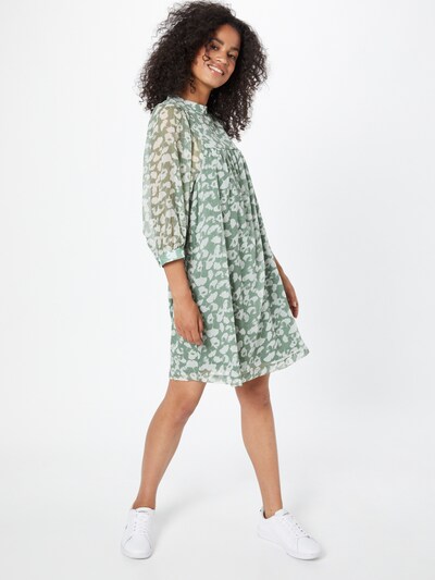 Vila Kleid Kelly In Hellgrun Weiss About You 
