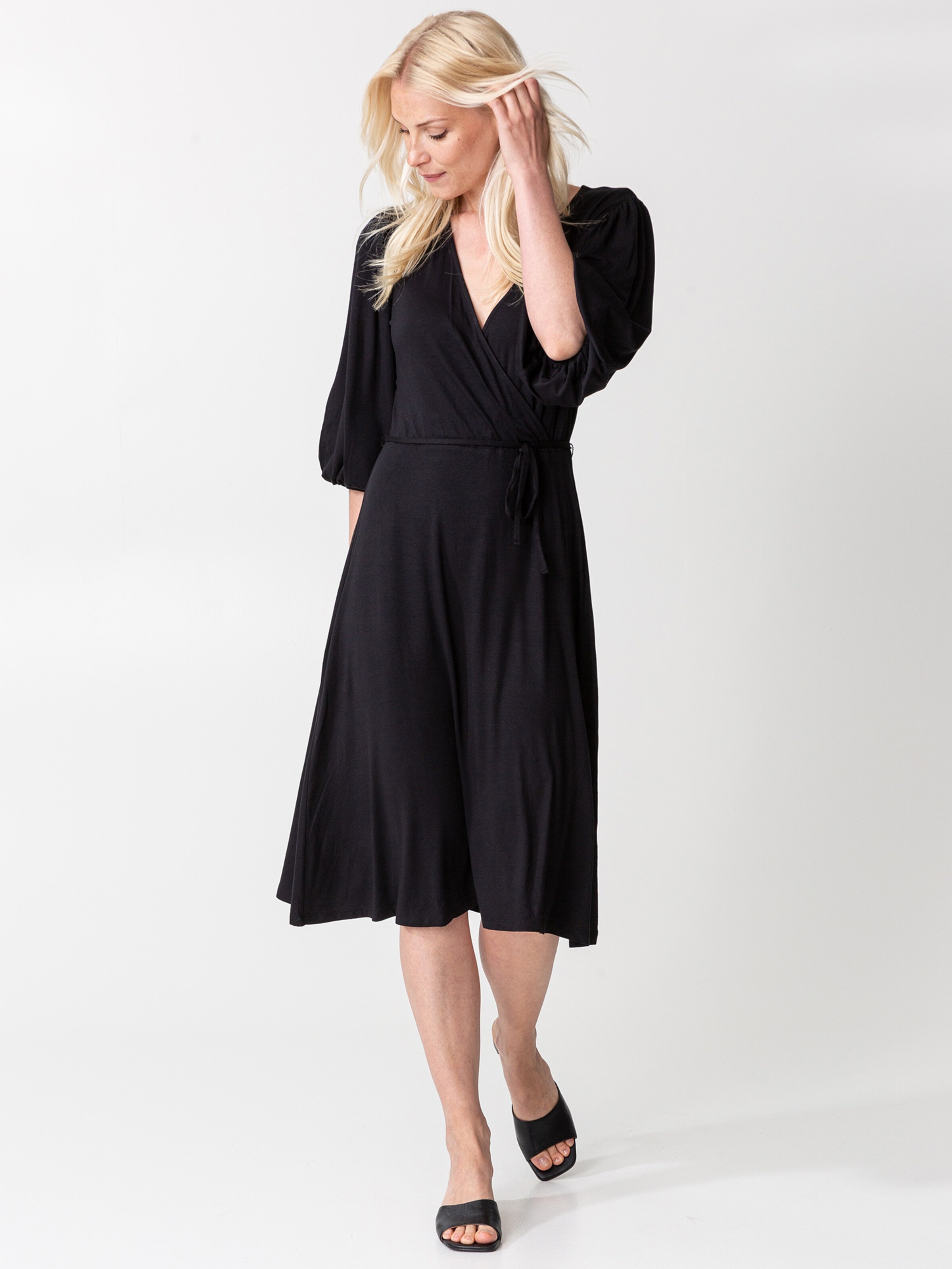 Frauen Große Größen Indiska Kleider 'Senja' in Schwarz - TD30423 Frauen Große Größen Indiska Kleider 'Senja' in Schwarz - TD30423