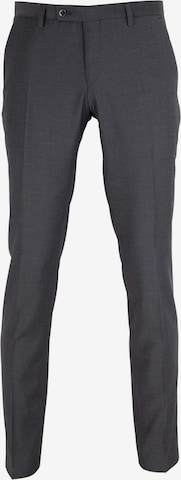 Digel Slim fit Pleated Pants in Grey: front