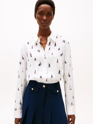 TOMMY HILFIGER Bluse in Weiß: Vorderseite