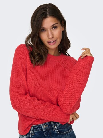 ONLY Pullover 'BASE' in Rot