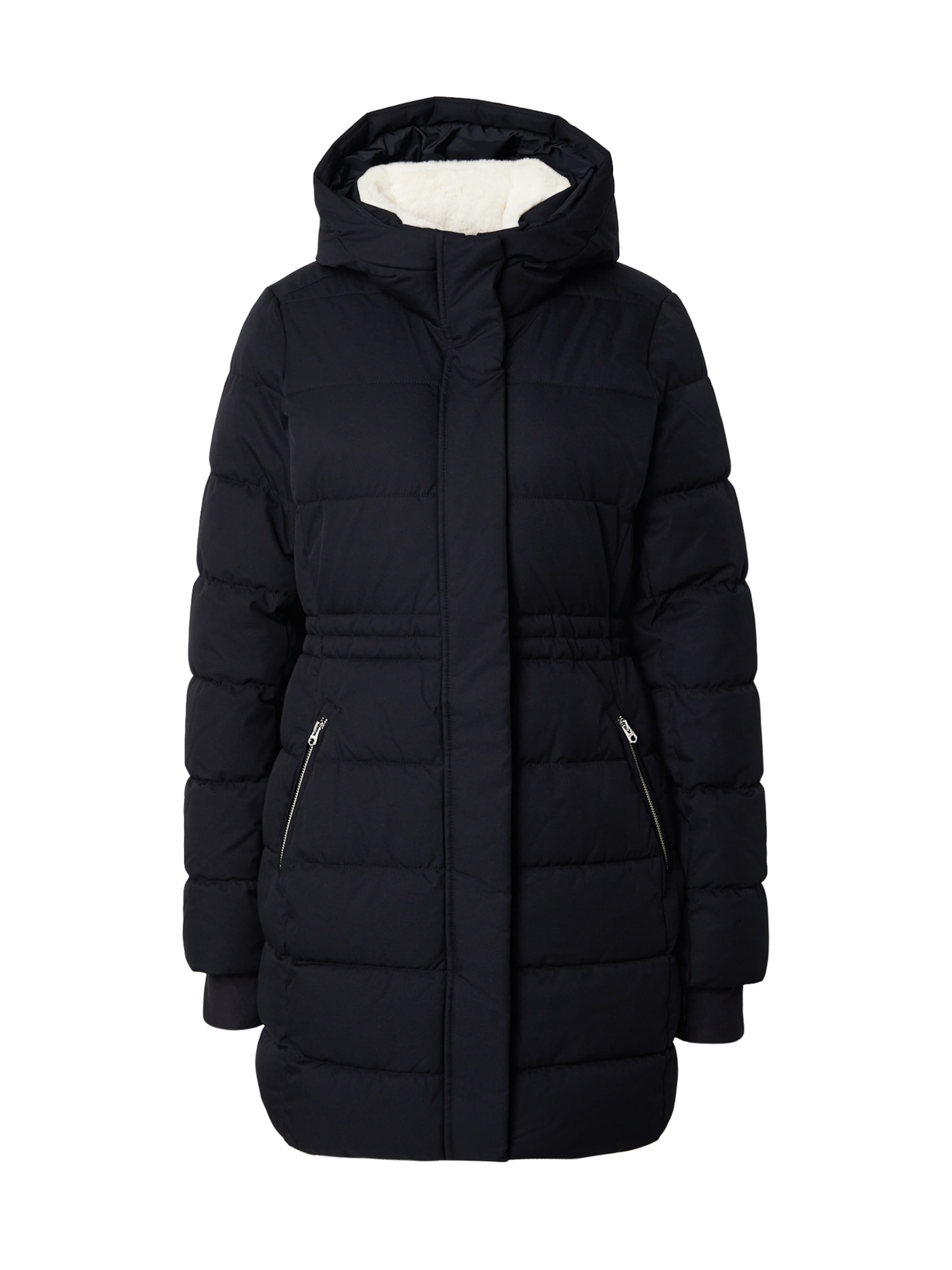 Manteau d’hiver HOLLISTER en noir : devant