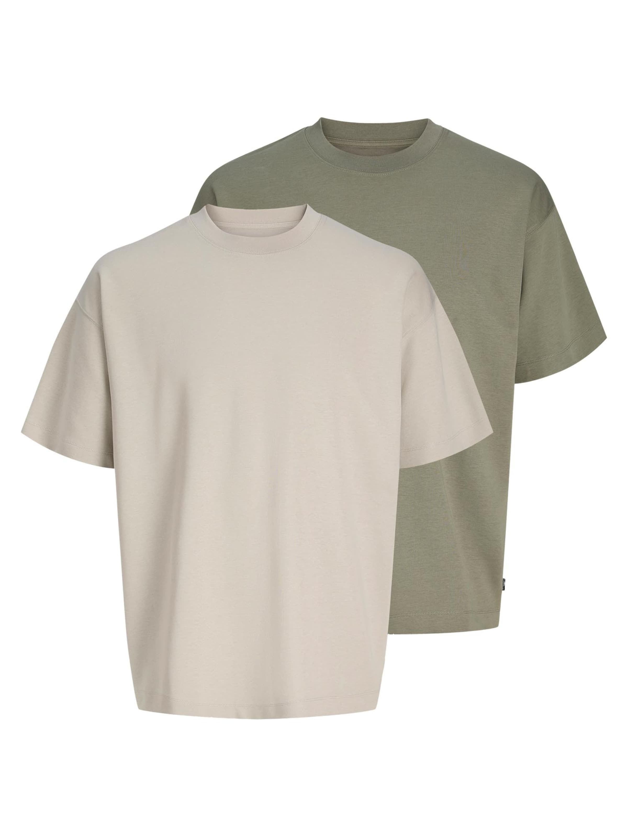 JACK & JONES Shirt 'Barron Tee' in Green: front